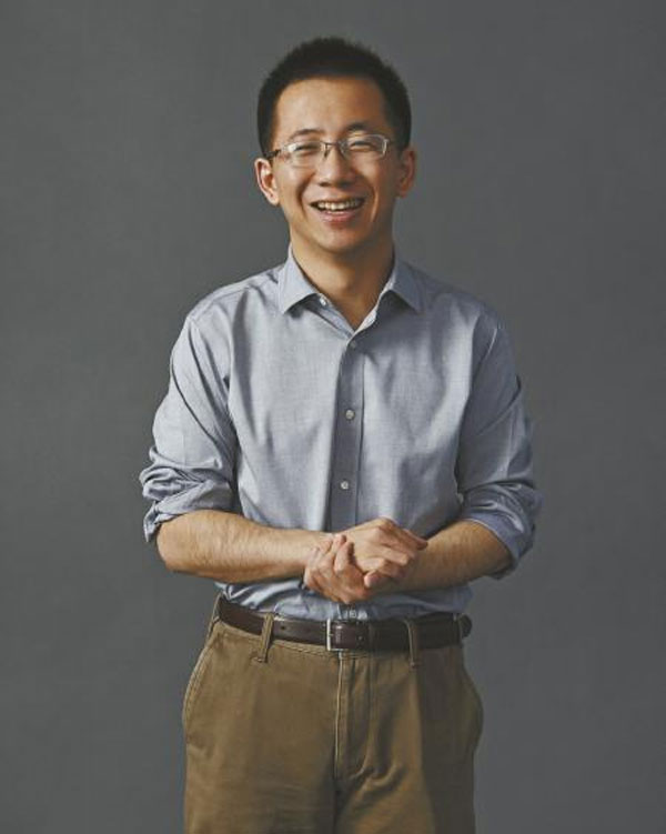 3，今日頭條CEO張一鳴