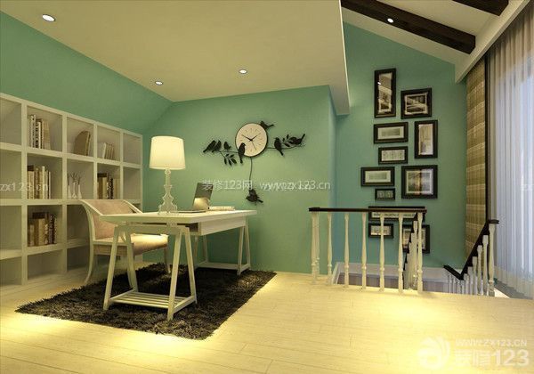 墻面怎么裝修：書房墻面裝修