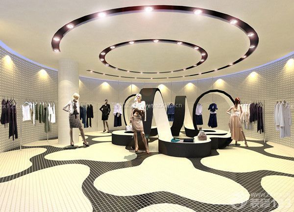 服裝店怎么裝修：區(qū)別裝修