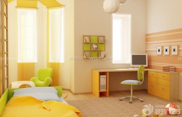 3.兒童房裝修應注意什么：注意區域劃分