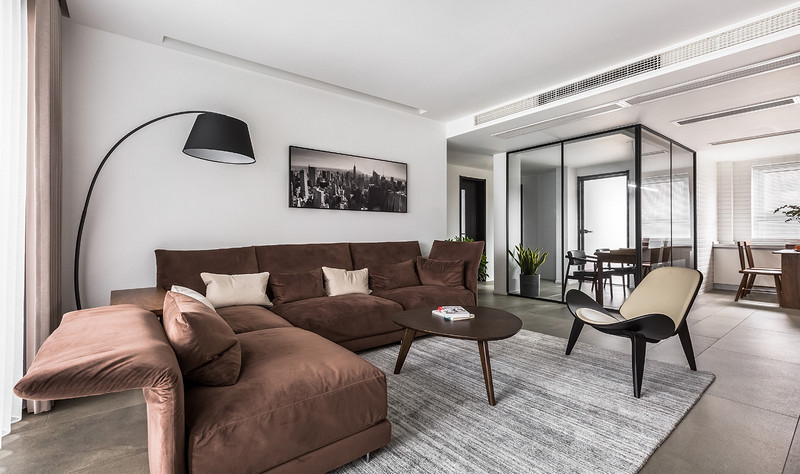 大戶型裝修的六種客廳軟服裝搭配方案