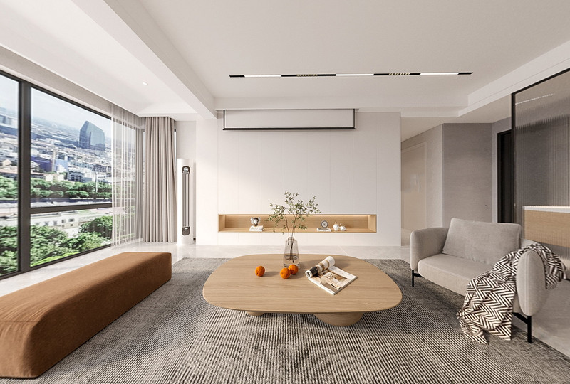 大戶型裝修的六種客廳軟服裝搭配方案