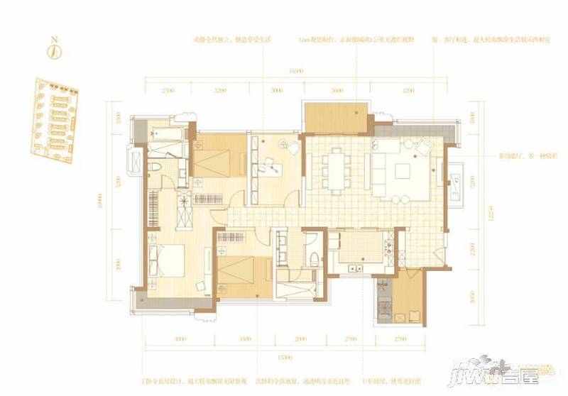 萬科公園5號戶型圖